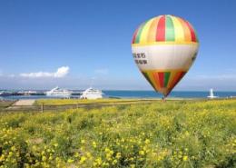 青海湖热气球